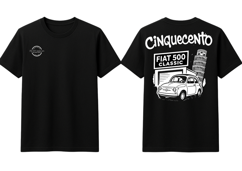 Maglietta nera Cinquecento