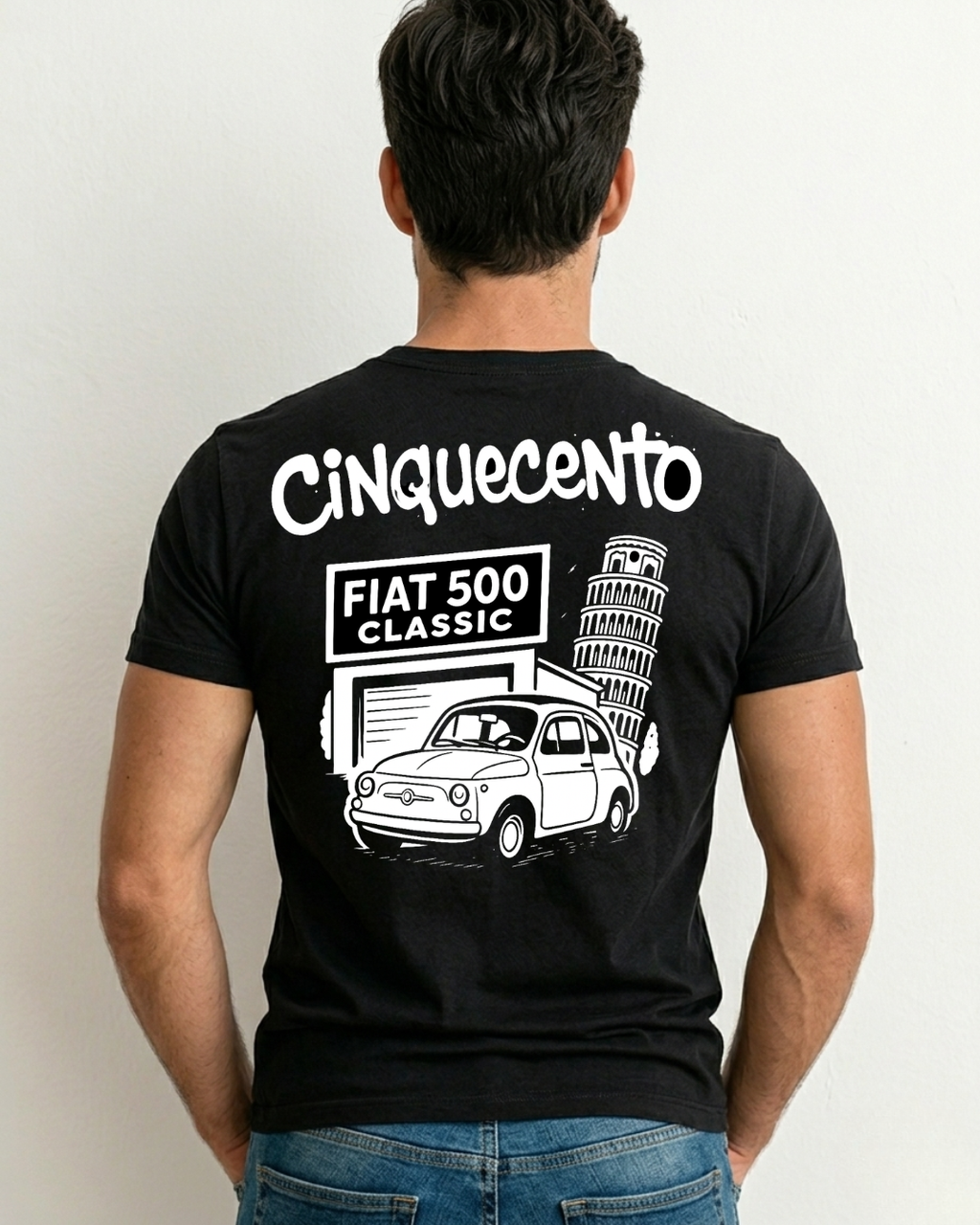 Maglietta nera Cinquecento