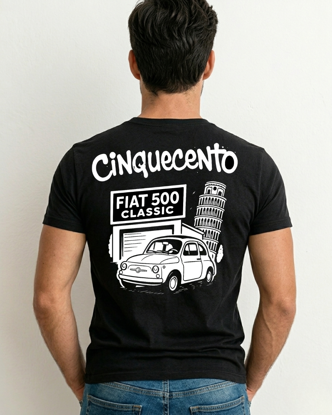 Maglietta nera Cinquecento