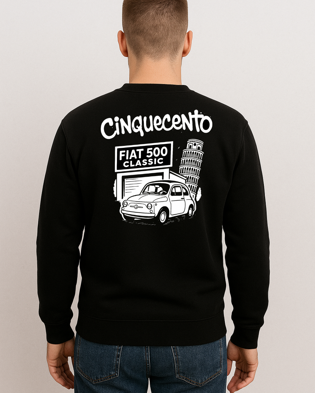 Pull Noir Cinquecento
