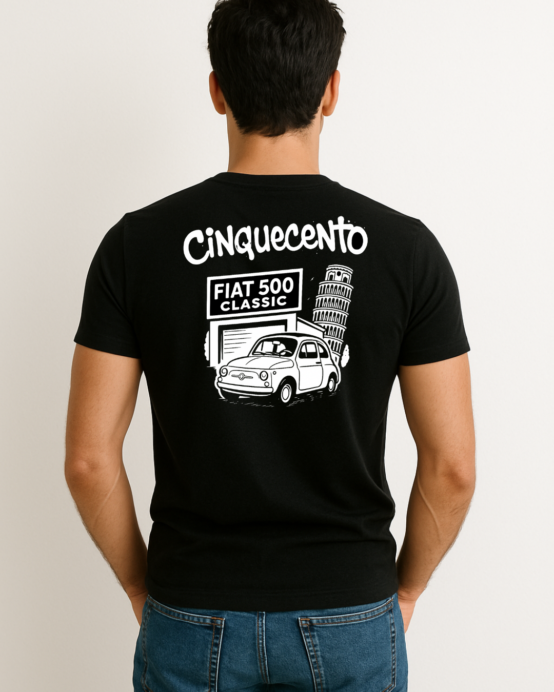 T-shirt Noir Cinquecento